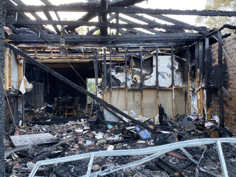 Fire Damage: Demolition After Total Loss